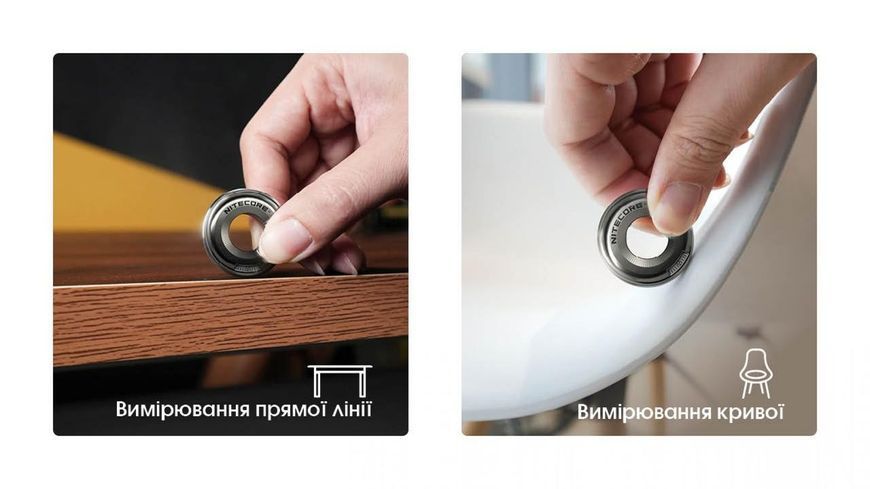 Титановое измерительное кольцо, линейка, подвеска на шею Nitecore Halo 10 011212.2 фото