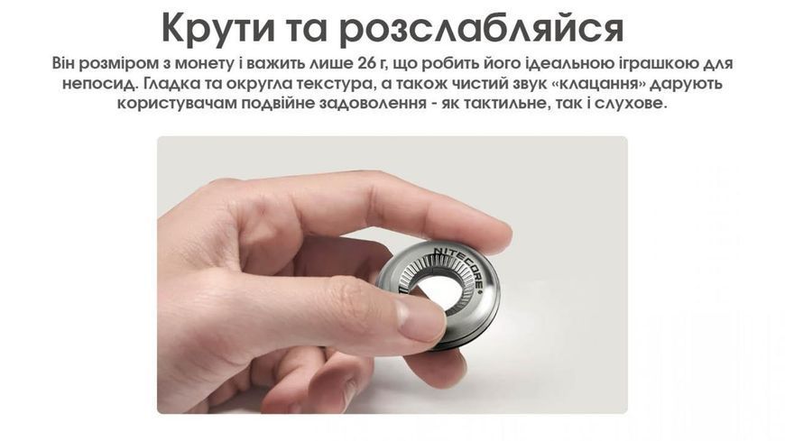 Титановое измерительное кольцо, линейка, подвеска на шею Nitecore Halo 10 011212.2 фото
