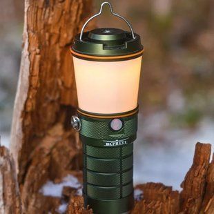 Акумуляторний кемпінговий ліхтар Sofirn BLF LT1 зелений, з функцією Power Bank (4*3000мАг), 2700-5000К 040302 фото