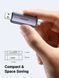 Кардридер Ugreen USB 3.0 + Type-C для TF SD Micro SD OTG адаптер металевий Grey (CM185) 100822.1 фото 8