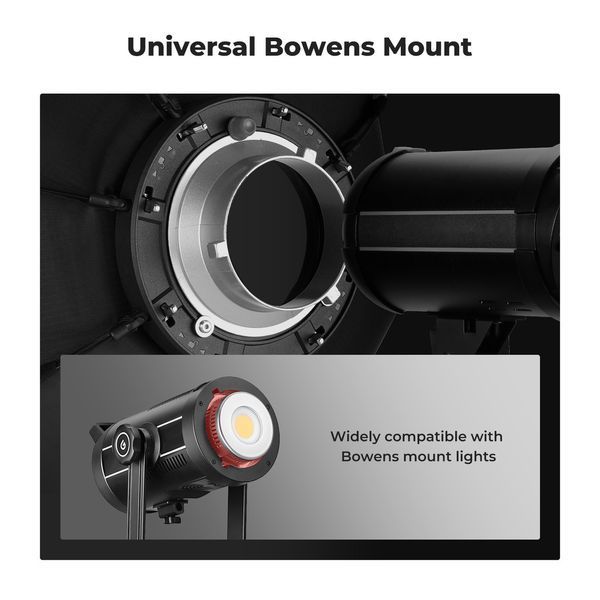 Восьмикутний швидкознімний софтбокс K&F Concept 55см із кріпленням Bowens, стільниковою сіткою, розсіювачами світла KF18.0007 фото