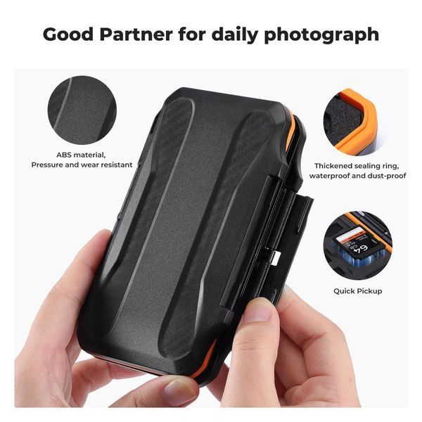 Водонепроникний та ударостійкий кейс K&F Concept для SD/Micro SD (TF) карт пам'яті на 36 слотів (KF31.106) KF31.106 фото