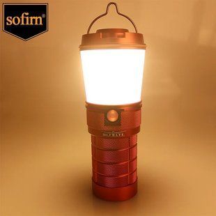 Акумуляторний кемпінговий ліхтар Sofirn BLF LT1 помаранчевий, з функцією Power Bank (4*3000мАг), 2700-5000К 040303 фото