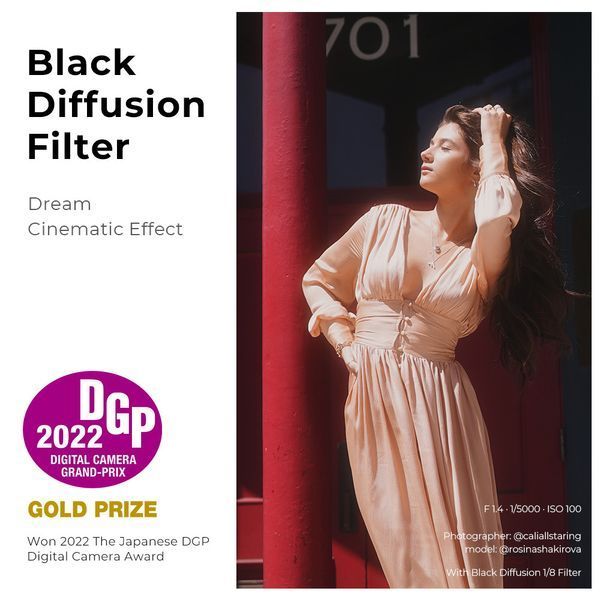 Фільтр чорного туману Mist Black Diffusion 1/8 K&F Concept Nano-X 58мм (KF01.1488)