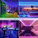 Розумна неонова світлодіодна стрічка RGB 5м із синхронізацією музики (12-24 В, 84 світлодіодів/м) додаток TUYA