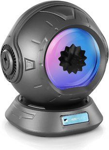 Bluetooth-колонка Sovenomund Ferrofluid космонавт з 2 регульованими режимами та кольоровою підсвіткою, Silver 100313.3 фото