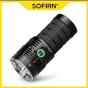 Потужний акумуляторний ручний ліхтар Sofirn Q8 Pro (4*XHP50.2 Anduril 2 UI Torch, 11000 Люмен, 6000-6500К, 400м, USB Type-C, 4*186 040104 фото