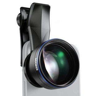 Макрооб'єктив для смартфона Neewer LS-26 PRO HD із затискачем для телефону 17 мм та адаптером для фільтра 67мм 10104554 фото