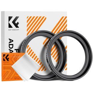 Переходное кольцо 39-43 мм K&F Concept для объектива камеры, светофильтров с шагом вверх комплект 2шт.(KF05.330) KF05.330 фото