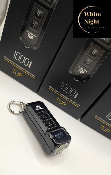 Nitecore TUP, Надпотужний наключний ліхтар з OLED дисплеєм чорний 010312 фото