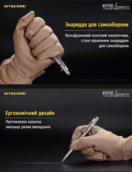 Титановая ручка Nitecore NTP30 011202 фото