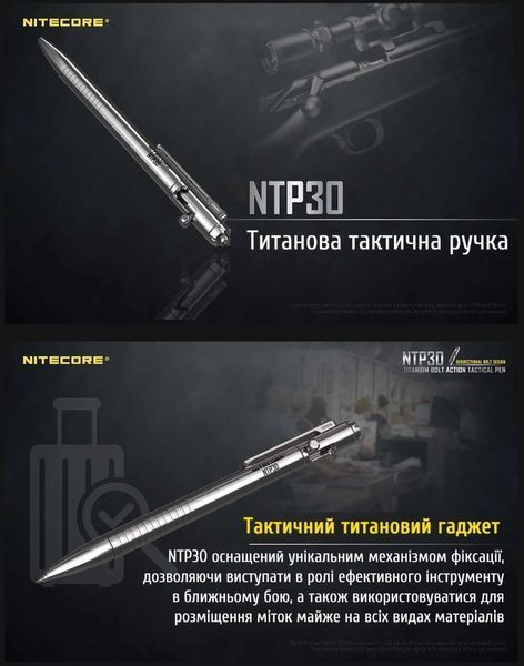 Титановая ручка Nitecore NTP30 011202 фото