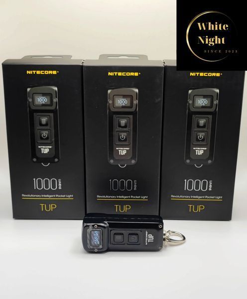 Nitecore TUP, Надпотужний наключний ліхтар з OLED дисплеєм чорний 010312 фото