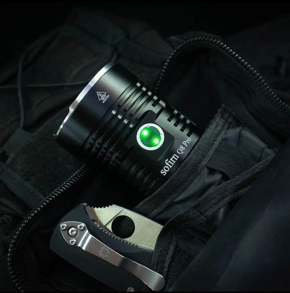 Мощный аккумуляторный ручной фонарь Sofirn Q8 Pro (4*XHP50.2 Anduril 2 UI Torch, 11000 люмен, 6000-6500К, 400м 040104 фото