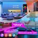 Гнучка світлодіодна неонова стрічка RGB 10м із синхронізацією музики (12-24 В, 84 світлодіодів/м) додаток TUYA, пульт