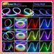 Гнучка світлодіодна неонова стрічка RGB 10м із синхронізацією музики (12-24 В, 84 світлодіодів/м) додаток TUYA, пульт