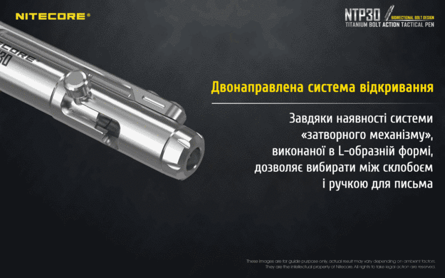 Титановая ручка Nitecore NTP30 011202 фото