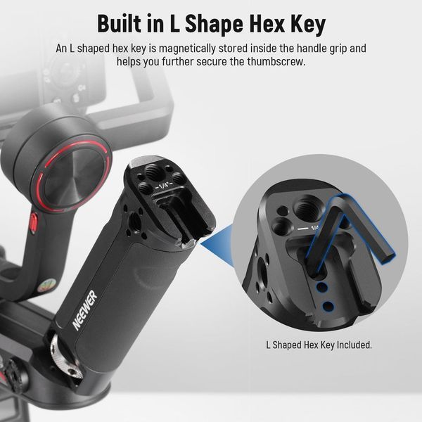 Ручка Neewer ST52 для стабилизатора видеосъемки ZHIYUN WEEBILL-S 10101444 фото