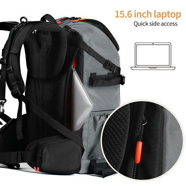 Великий професійний рюкзак 32 л для цифрових фотокамер та 15,6" ноутбука K&F Concept Star Wander 03 (чорний) (KF13.107)