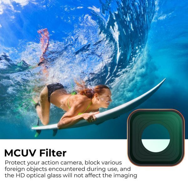Захисний УФ фільтр K&F Concept UV Filter для екшн-камер GOPRO HERO9/10/11/12 (KF01.2335) KF01.2335 фото