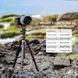 Легкий штатив із вуглецевого волокна K&F Concept C225C0+BH-25 для фотоапаратів, висота 1,5м, вантажопідйомність 8кг (KF09.077V3) KF09.077V3 фото 4