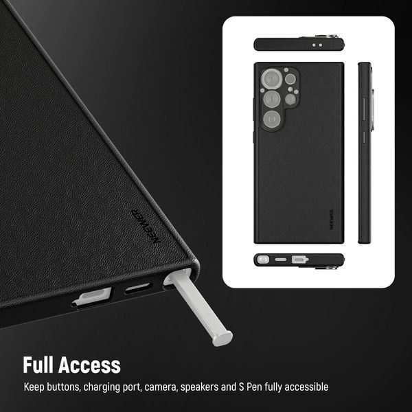 Чехол Neewer PA092 Black для Samsung Galaxy S25 Ultra с адаптером для объективов 17мм и фильтров 67мм 10105934 фото