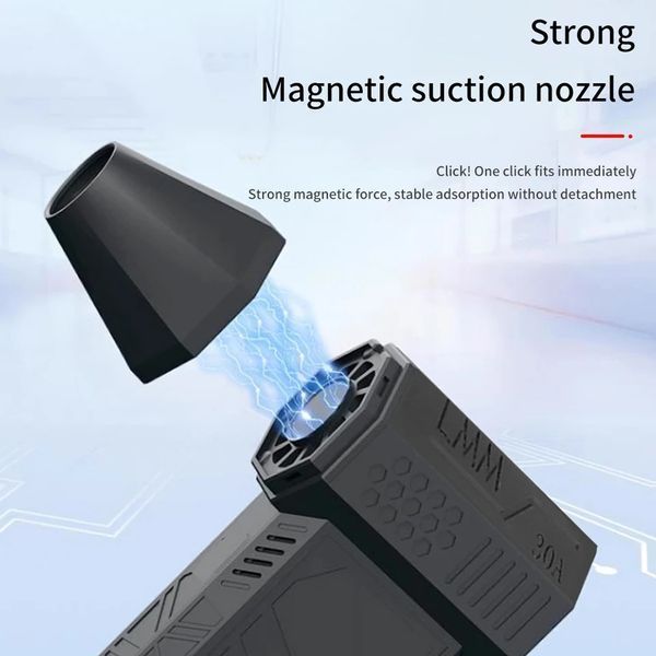 Ручний портативний турбовентилятор компресор X3 Violent Turbo Fan Lite (3000мАг, 52м/с) 050214.1 фото