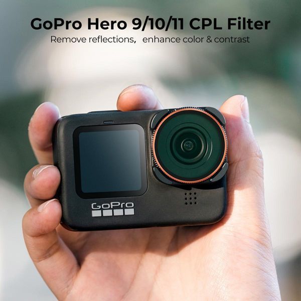 Поляризаційний фільтр K&F Concept CPL Filter HD для екшн-камери GOPRO HERO9/10/11/12 (KF01.2336) KF01.2336 фото