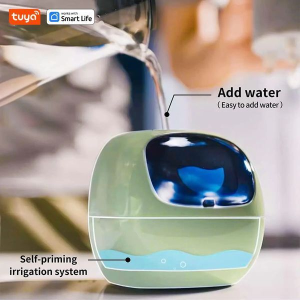 Інтерактивний розумний горщик для рослин Ivy Smart Planter Tuya Purple AI хатній вихованець 100311.2 фото