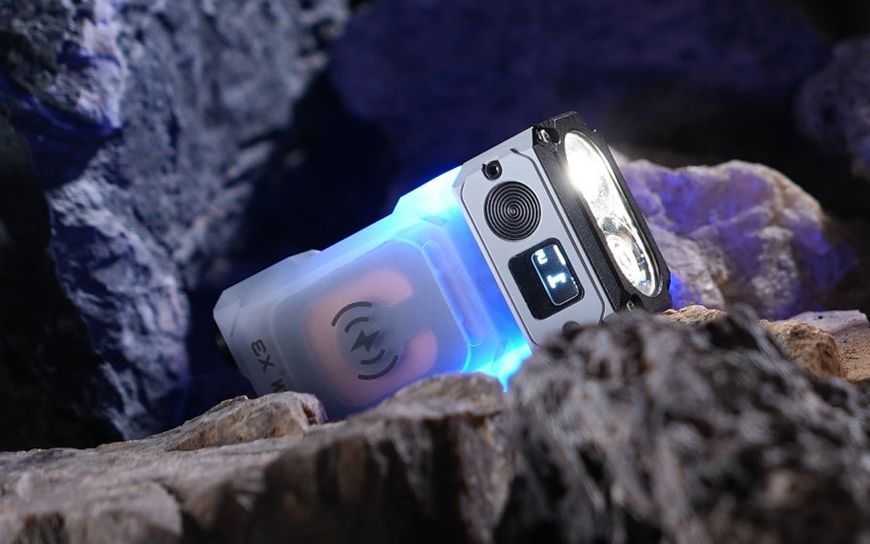 Универсальный ручной кемпинговый фонарик EDC Wuben X3 Owl белый + зарядная коробка белая (700Лм, 120м, магнит) 040504.2 фото
