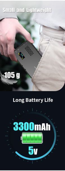 Накамерне світло світлодіодна панель CL-120 RGB із регулятором яскравості та 20 світлоефектами (2500-9000K, 3300мАг) 100508.2 фото