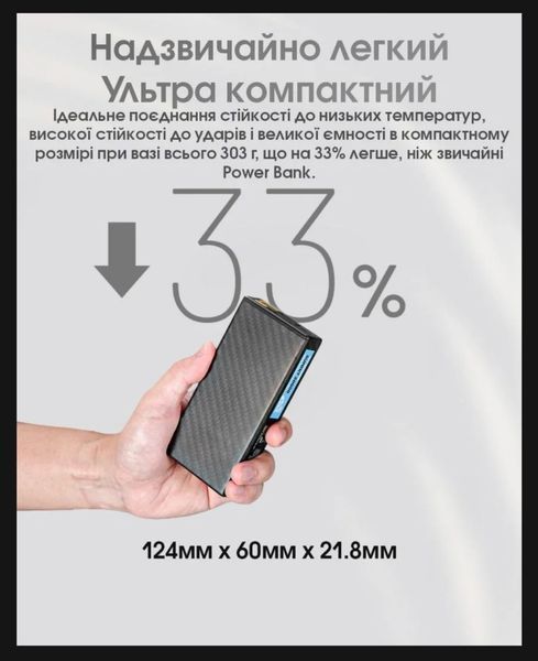 Наружное зарядное устройство морозостойкое Power Bank Nitecore SUMMIT 20000 (77W, QC 3.0, 20000mAh, с функцией 011306 фото