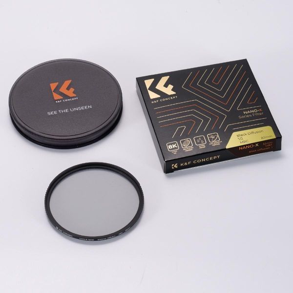 Фільтр чорного туману K&F Concept Mist Black Diffusion 1/2 Nano-X 58мм (KF01.1651)