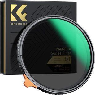 Светофильтр K&F Concept Nano-X True Color Variable ND2-32+CPL Filter 67мм с переменной нейтральной плотностью 070120 фото