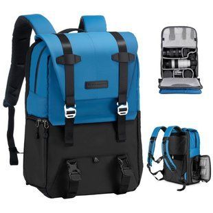 Профессиональный рюкзак для камеры, штатива, ноутбука K&F Concept 20 л Urban Wander 01 (синий) (KF13.087AV7) KF13.087AV7 фото