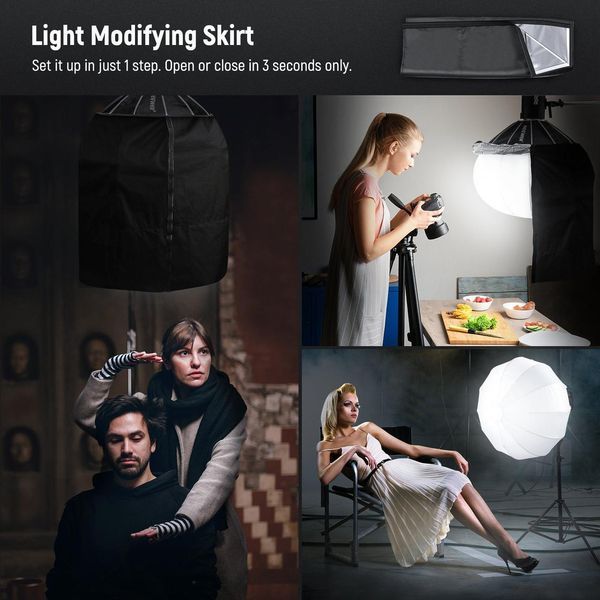 Сферичний софтбокс куля Neewer NS50L Softbox Quick Release з кріпленням Bowens діаметр 50см