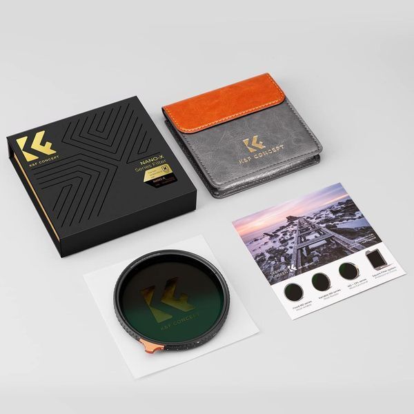 Світлофільтр K&F Concept Nano-X True Color Variable ND2-32+CPL Filter 67мм зі змінною нейтральною щільністю та поляризатором