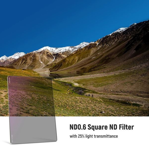 Квадратний фільтр Neewer ND 1.2 для об'єктива камери (4 ступені) 4х5,65&rdquo; 10101502 фото