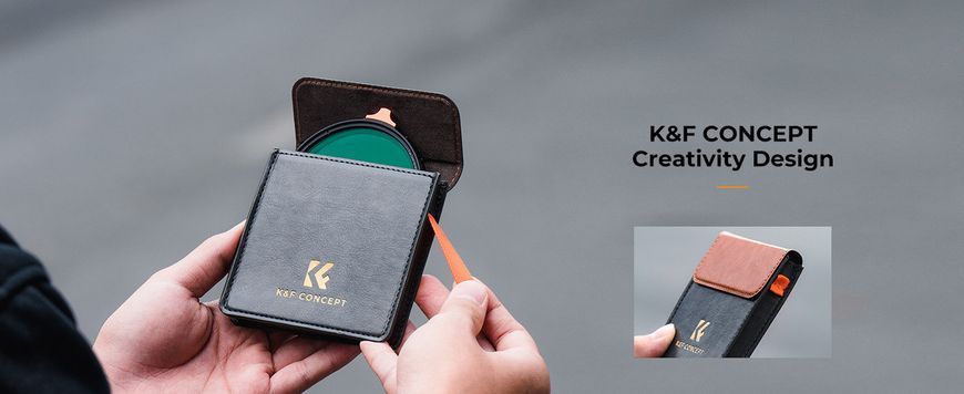 Світлофільтр K&F Concept Nano-X True Color Variable ND2-32+CPL Filter 67мм зі змінною нейтральною щільністю та поляризатором