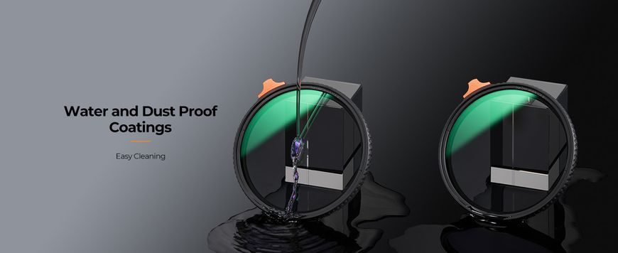Світлофільтр K&F Concept Nano-X True Color Variable ND2-32+CPL Filter 67мм зі змінною нейтральною щільністю та поляризатором