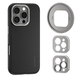 Чохол Neewer PA083P Black для iPhone 16 Pro з адаптерами для об'єктивів 17мм, фільтрів 67мм і Т-байонетом