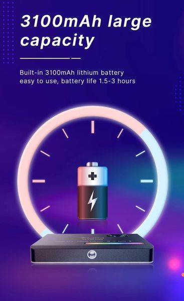 Накамерне світло світлодіодна панель ULANZI VL120 RGB Black із регулятором яскравості та 20 світлоефектами (2500-9000K, 3100мАг)