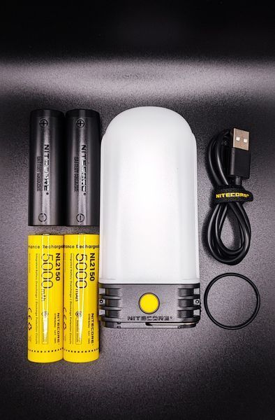 Nitecore LR60 3в1+ АКБ Nitecore 2*5000mAh - Кемпінговий ліхтар + Power Bank + зарядний пристрій 010101 фото