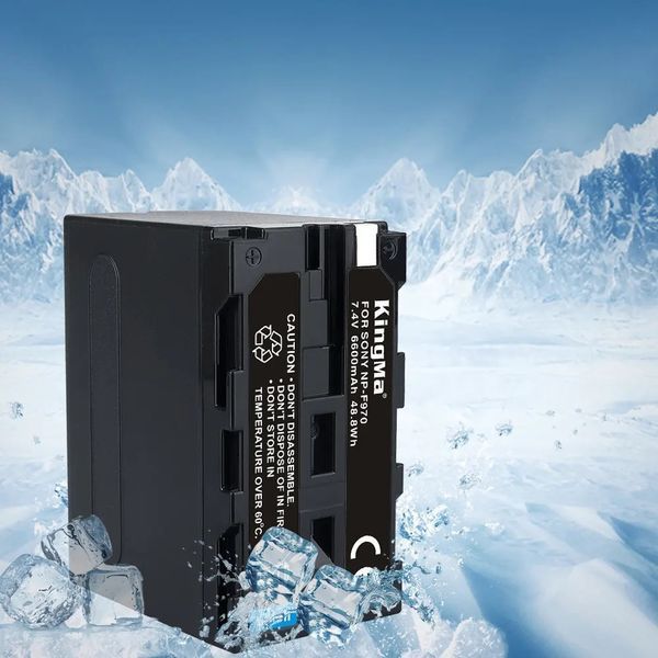3-Pack NP-F970 комплект із 2 акумуляторів KingMa для Sony NP-F970 (2 x 6600 mAh) та подвійного зарядного пристрою 100821 фото