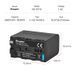 3-Pack NP-F970 комплект із 2 акумуляторів KingMa для Sony NP-F970 (2 x 6600 mAh) та подвійного зарядного пристрою 100821 фото 8
