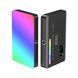 Накамерне світло світлодіодна панель ULANZI VL120 RGB Black із регулятором яскравості та 20 світлоефектами (2500-9000K, 3100мАг)