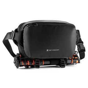 Портативна водонепроникна сумка на одне плече для фотоапарата K&F Concept Alpha Camera Sling Bag 10л Black
