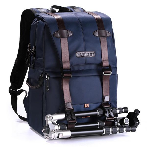 Професійний рюкзак для фотоапарата, штатива, ноутбука K&F Concept 20 л Urban Wander 01 (індиго) (KF13.087)