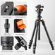 Професійний штатив для камери K&F Concept K234A0+BH-28 (висота 1,6м, вантажопідйомність 8кг) (KF09.101V1) KF09.101V1 фото 9