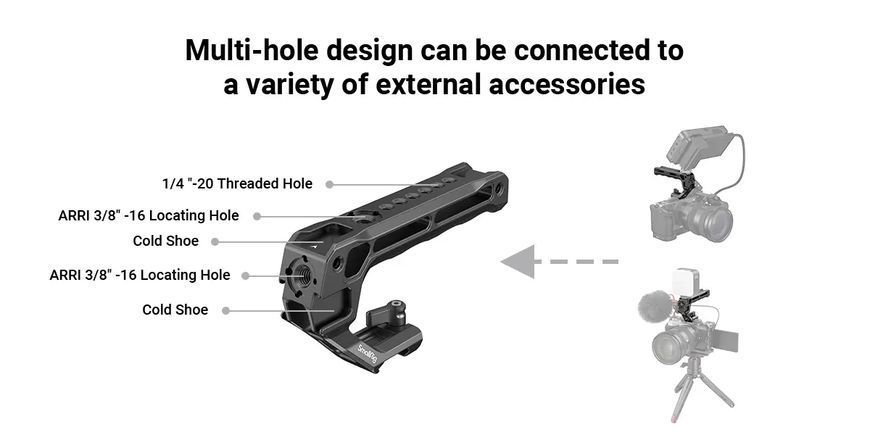 Ручка для кліток фотокамер SmallRig NATO Top Handle (Lite) 3766 050303 фото